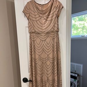 Adrianna Papell beaded gown